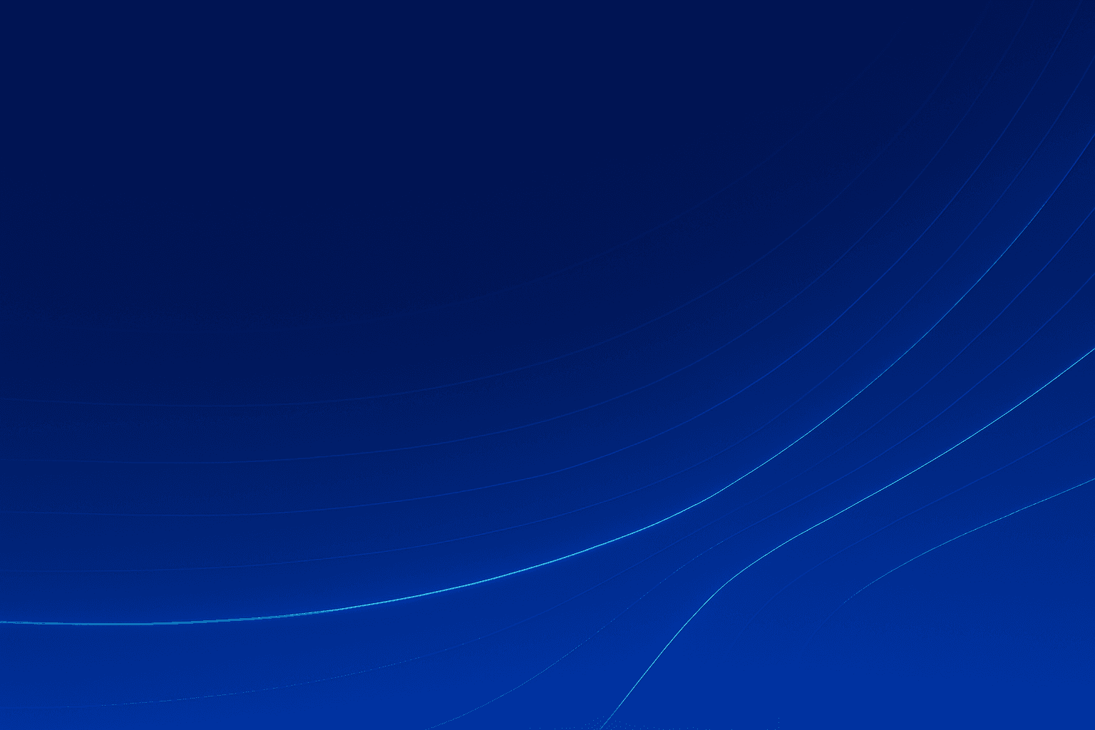 Abstract digital background with deep blue gradient and glowing lines representing enterprise AI delivery